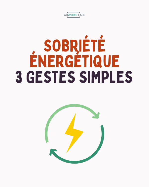 3 gestes simples pour la sobriété carbone en entreprise